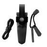Nóż Morakniv Eldris czarny z zestawem Neck Knife stal nierdzewna
