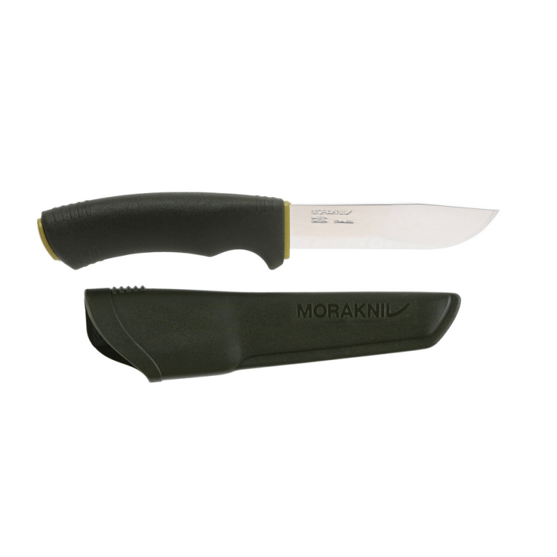 Nóż Morakniv Bushcraft Forest zielony 12493 stal nierdzewna