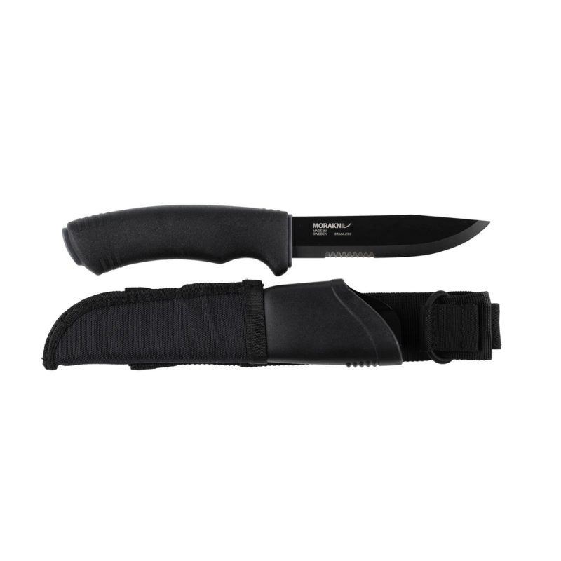 Nóż Morakniv Bushcraft Expert BB SRT taktyczny czarny stal nierdzewna