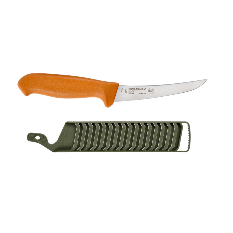 Nóż Morakniv Hunting Curved Boning pomarańczowy stal nierdzewna