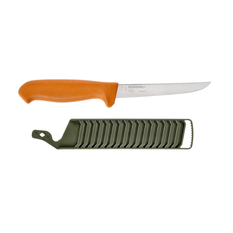 Nóż Morakniv Hunting Narrow Boning pomarańczowy stal nierdzewna