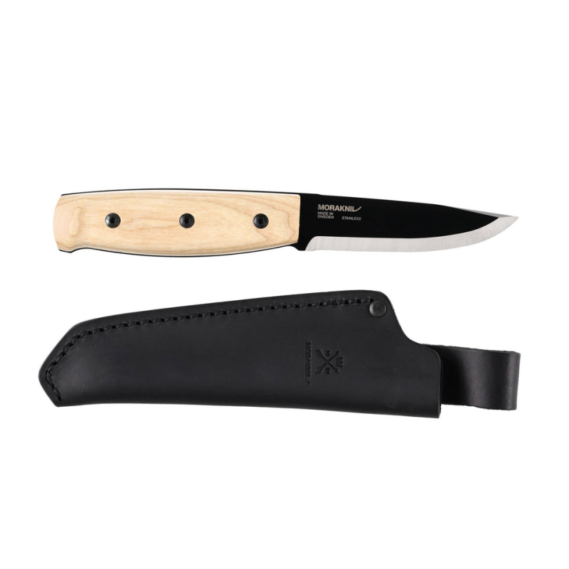 Nóż bushcraft Morakniv Wit BlackBlade Ash Wood stal nierdzewna