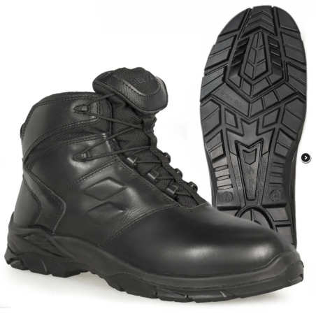 Buty Wojskowe Taktyczne Sibeza PRO Mid Skórzane z Membraną Czarne