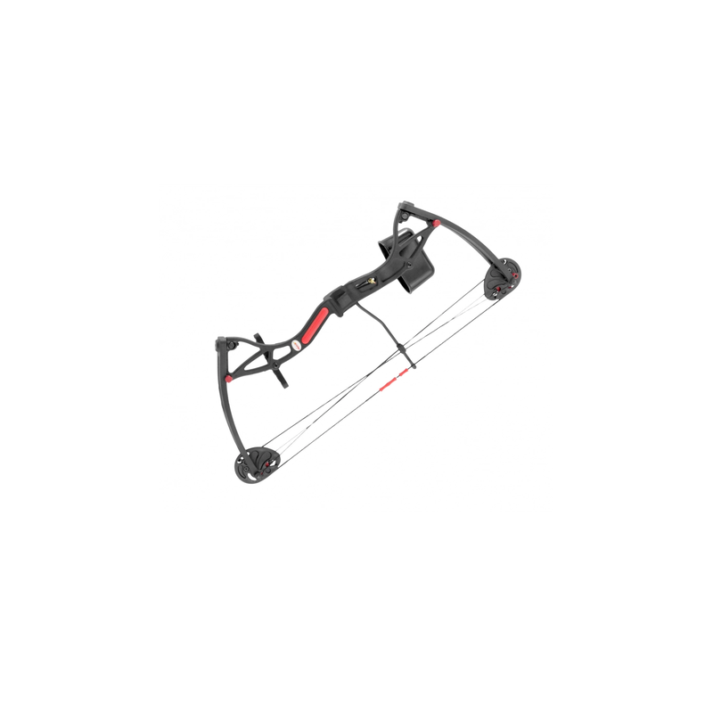 Łuk bloczkowy dla dzieci i młodzieży Poe Lang Buster 15-22 lb 25" czarny