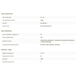 Łuk bloczkowy dla dzieci i młodzieży Poe Lang Buster 15-22 lb 25" czarny