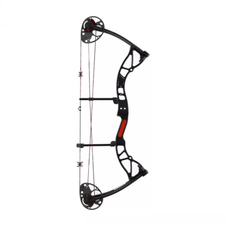 Łuk bloczkowy dla dorosłych Poe Lang Ek Exterminator 15-70 lb 30" czarny zestaw
