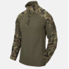 MCDU Combat Shirt - NyCo Ripstop - Helikon -  PL Woodland / Olive Green
