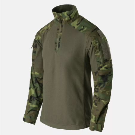 MCDU Combat Shirt - PolyCotton Stretch Ripstop - Helikon -  ERDL / Olive Green