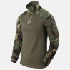 MCDU Combat Shirt - PolyCotton Stretch Ripstop - Helikon -  US Woodland / Olive Green