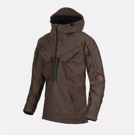 Kurtka Anorak Pilgrim - Helikon - Earth Brown/Czarny