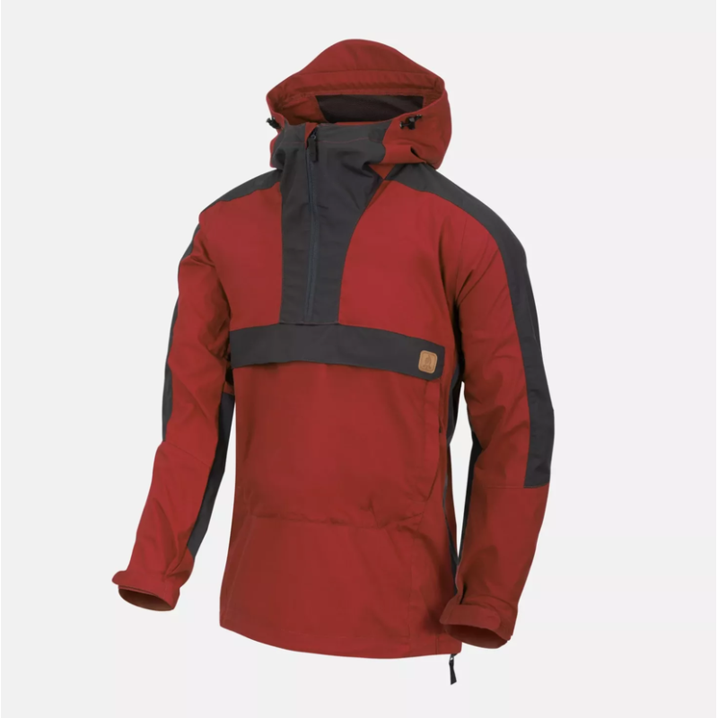 Kurtka Anorak Woodsman - Helikon - Crimson Sky/ Ash Grey