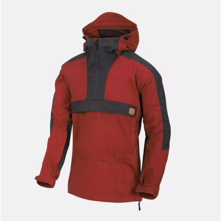 Kurtka Anorak Woodsman - Helikon - Crimson Sky/ Ash Grey