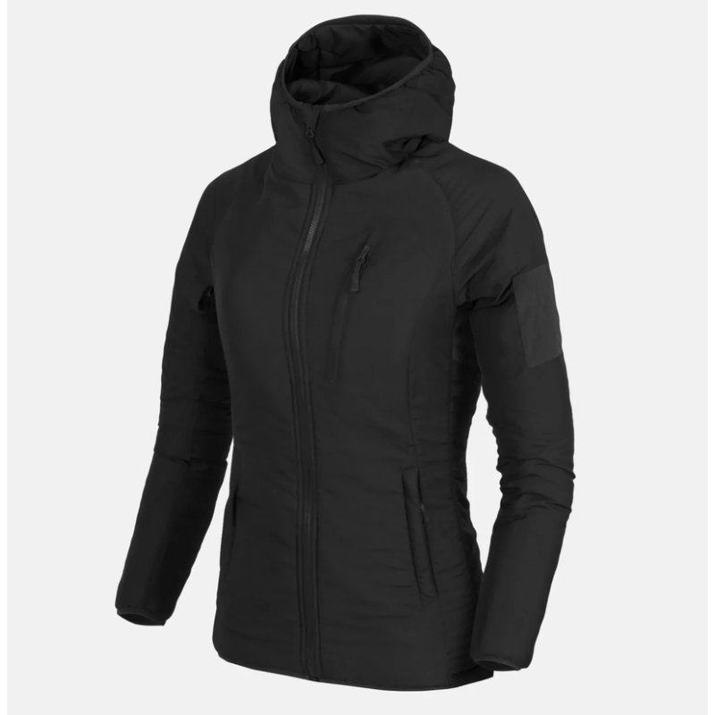 Kurtka damska Wolfhound Hoodie - Windpack® Nylon - Helikon - Czarny