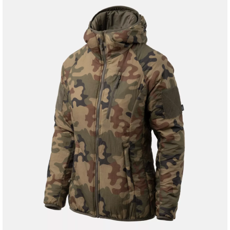 Kurtka damska Wolfhound Hoodie - Windpack® Nylon - Helikon - PL Woodland