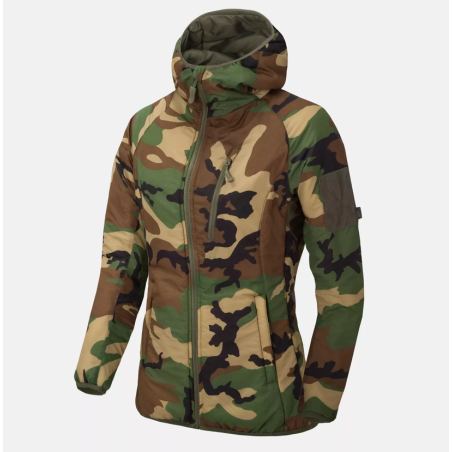 Kurtka damska Wolfhound Hoodie - Windpack® Nylon - Helikon - US Woodland