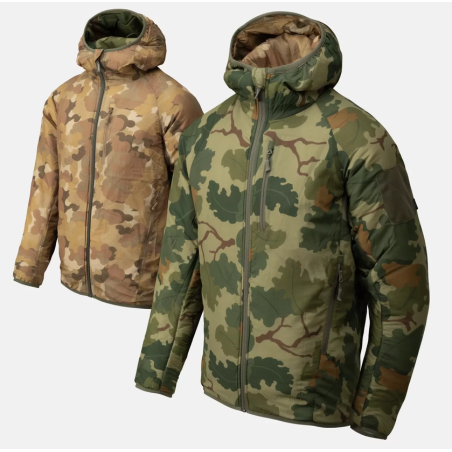 Kurtka dwustronna Wolfhound Hoodie - Helikon - Mitchell Camo Leaf / Mitchell Camo Clouds