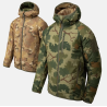 Kurtka dwustronna Wolfhound Hoodie - Helikon - Mitchell Camo Leaf / Mitchell Camo Clouds
