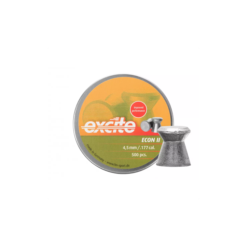 Śrut diabolo H&N Excite Econ Glatt II 4,5 mm 500 szt.