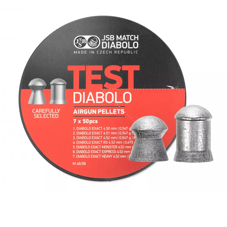 Śrut diabolo JSB Exact Test 4,5 mm 7x50 szt.