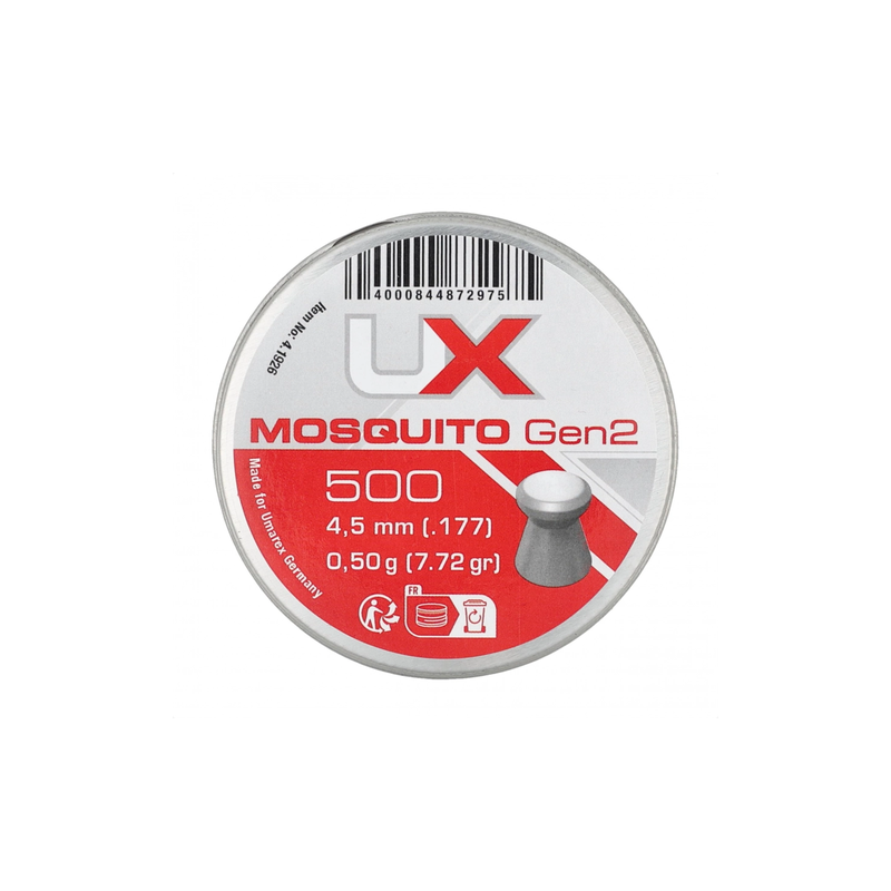 Śrut diabolo UX Mosquito gen 2. 4,5 mm 500 szt.