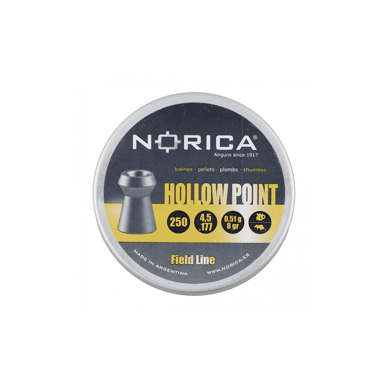 Śrut Norica Hollow Point 4,5 mm 250 szt.