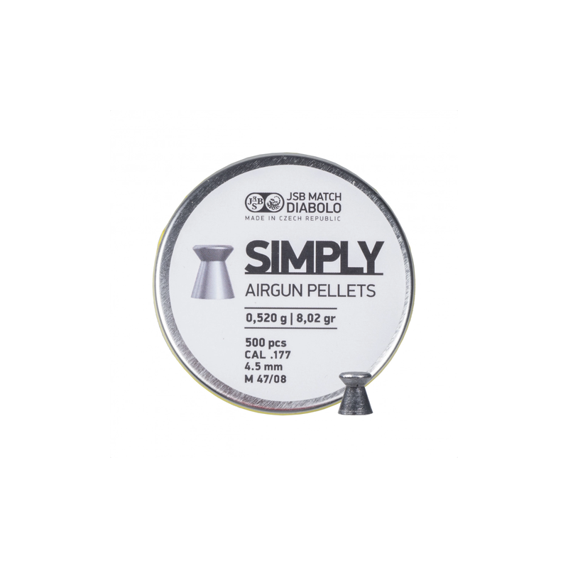 Śrut diabolo JSB Simply 4,5 mm 500 szt. 0,520 g
