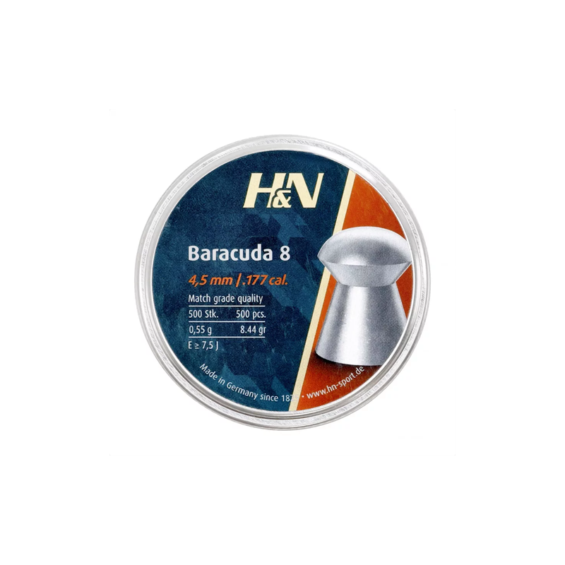 Śrut diabolo H&N Baracuda 8 4,51 mm 500 szt.