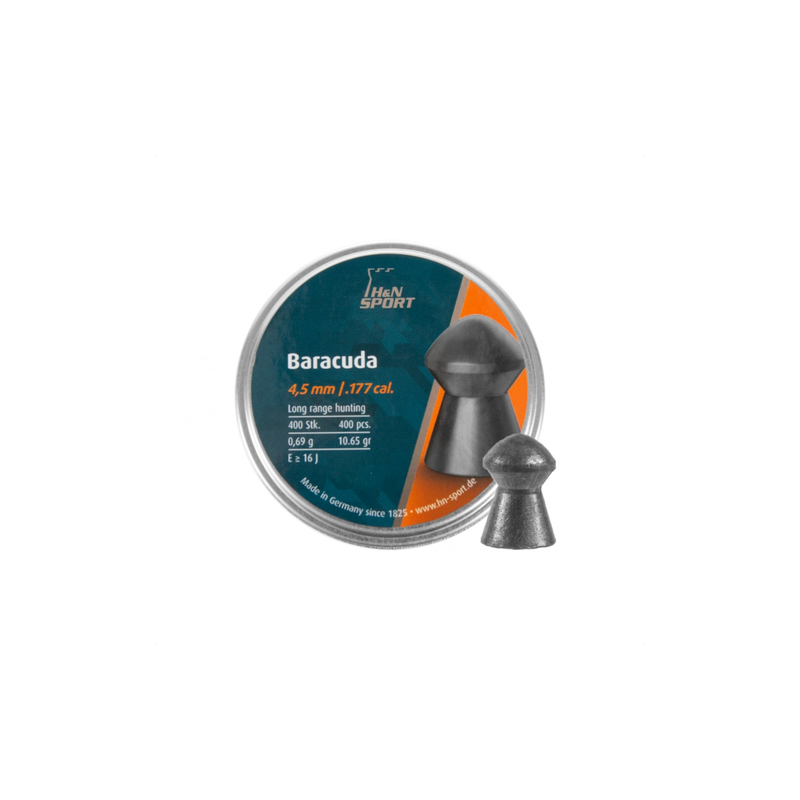 Śrut diabolo H&N Baracuda 4,5 mm 400 szt.