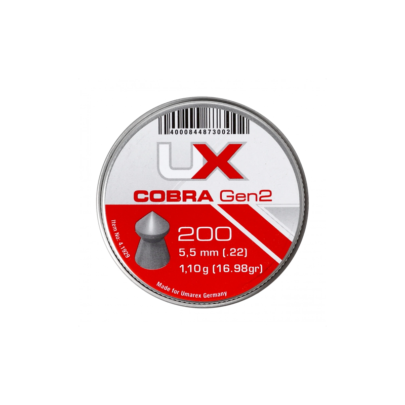 Śrut diabolo UX Cobra gen 2. 5,5 mm 200 szt.