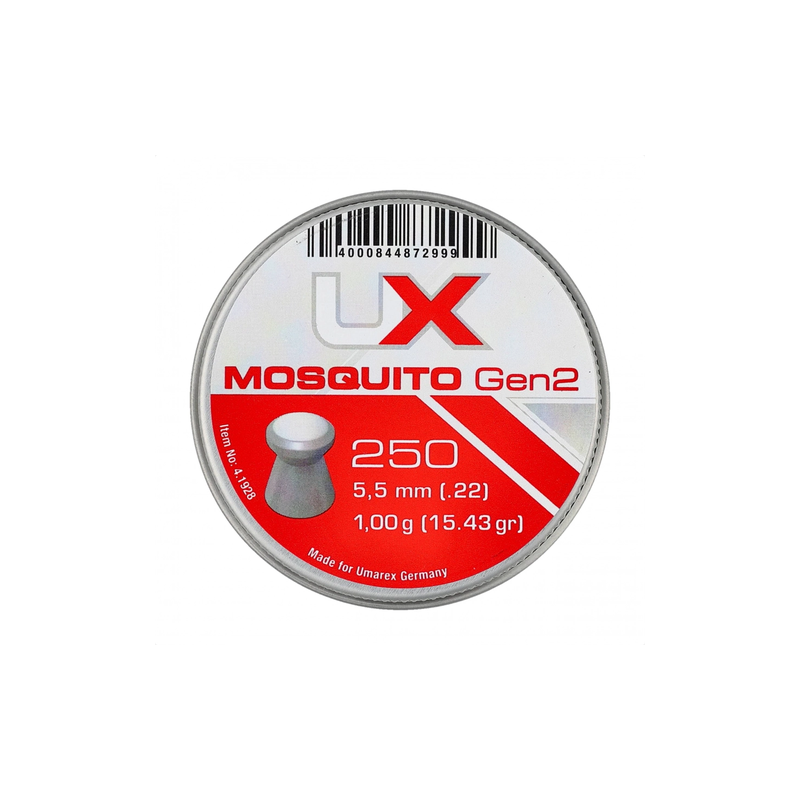 Śrut diabolo UX Mosquito gen 2. 5,5 mm 250 szt.