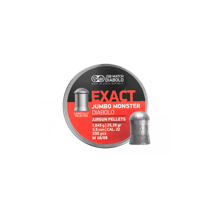 Śrut diabolo JSB Exact Jumbo Monster 5,52 mm 200 szt.