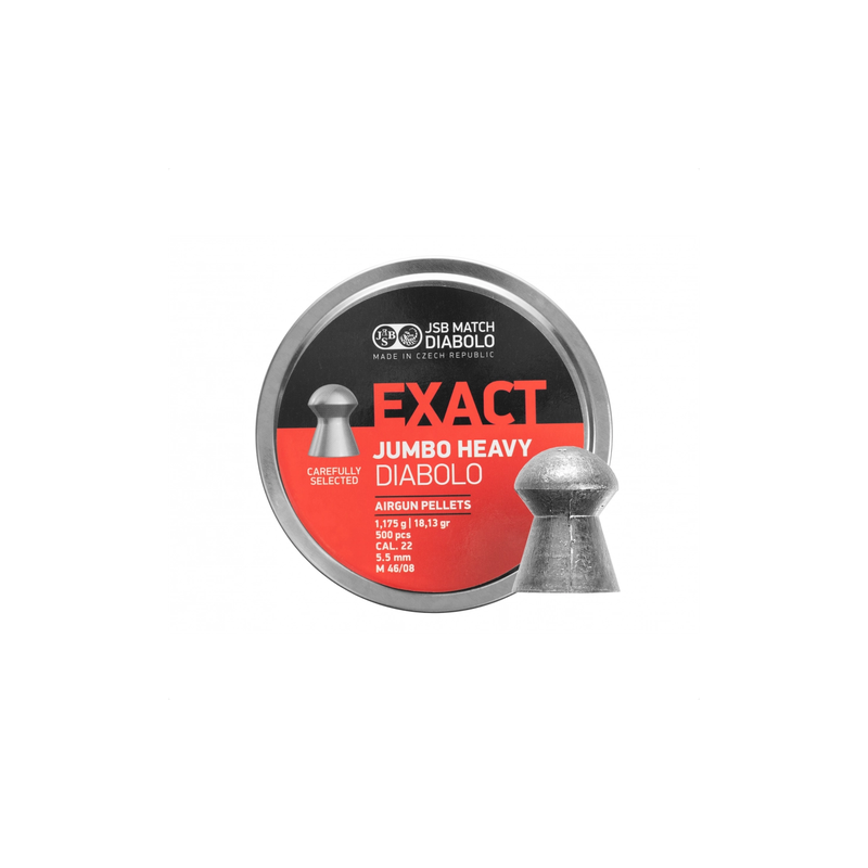 Śrut diabolo JSB Exact Jumbo Heavy 5,53 mm 500 szt.