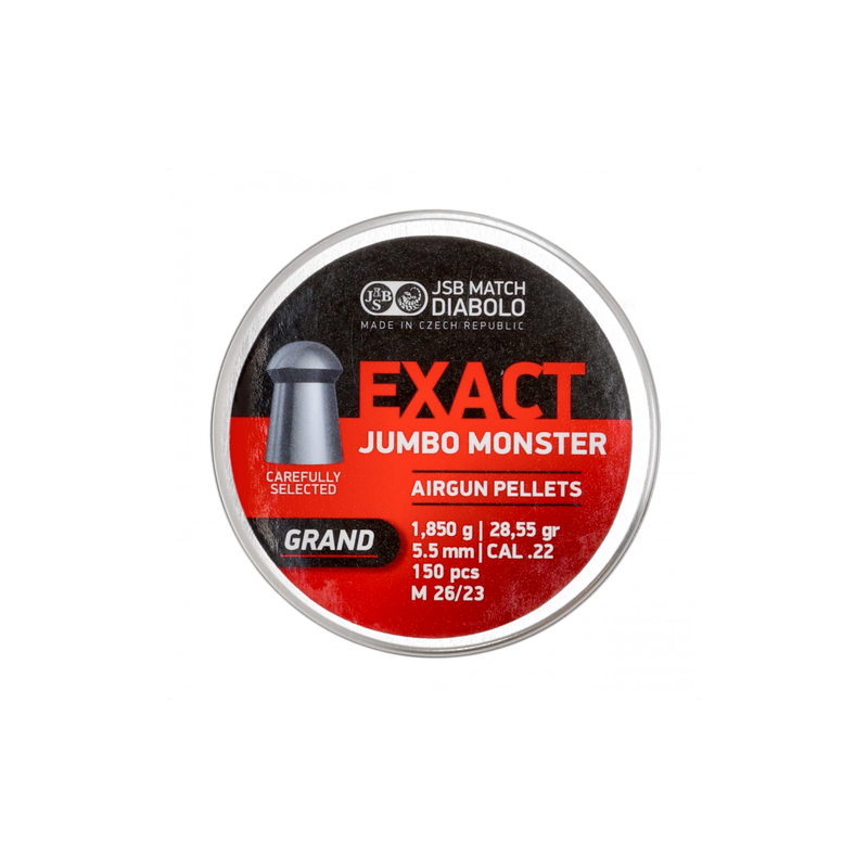 Śrut diabolo JSB Exact Jumbo Monster Grand 5,52 mm 150 szt.
