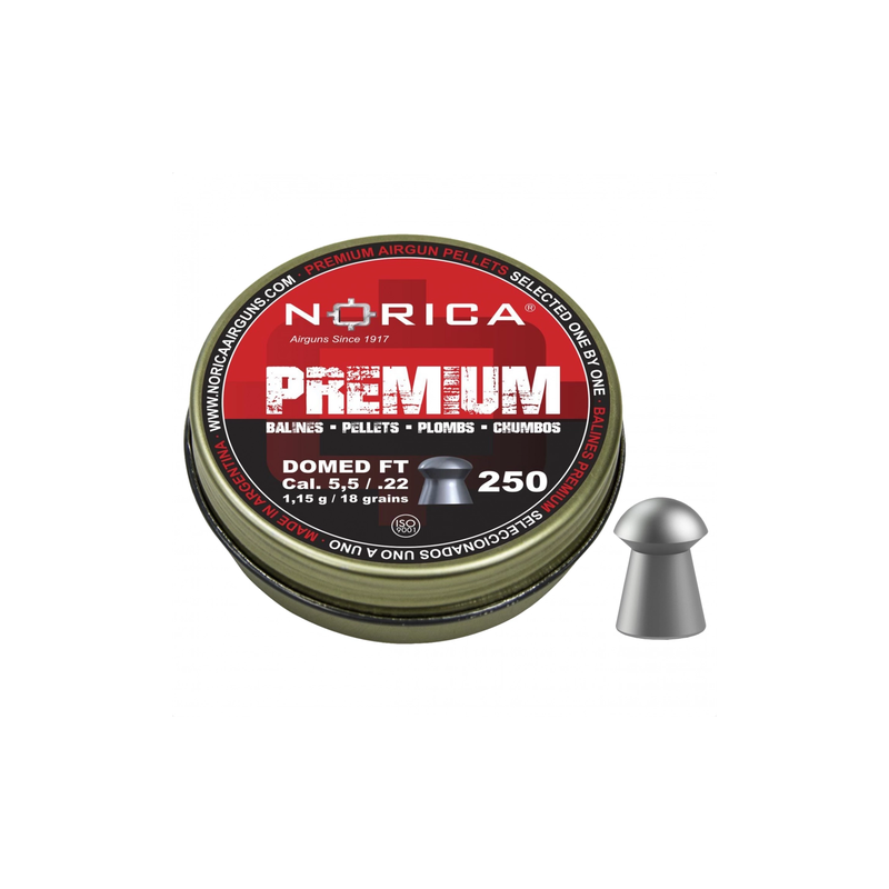 Śrut Norica Domed Premium FT 5,5 mm 250 szt.