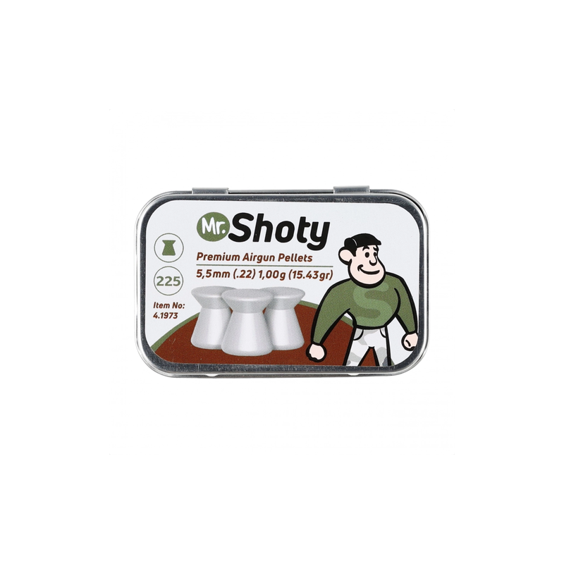 Śrut płaski Mr. Shoty 5,5 mm 1,00 g 225 szt.