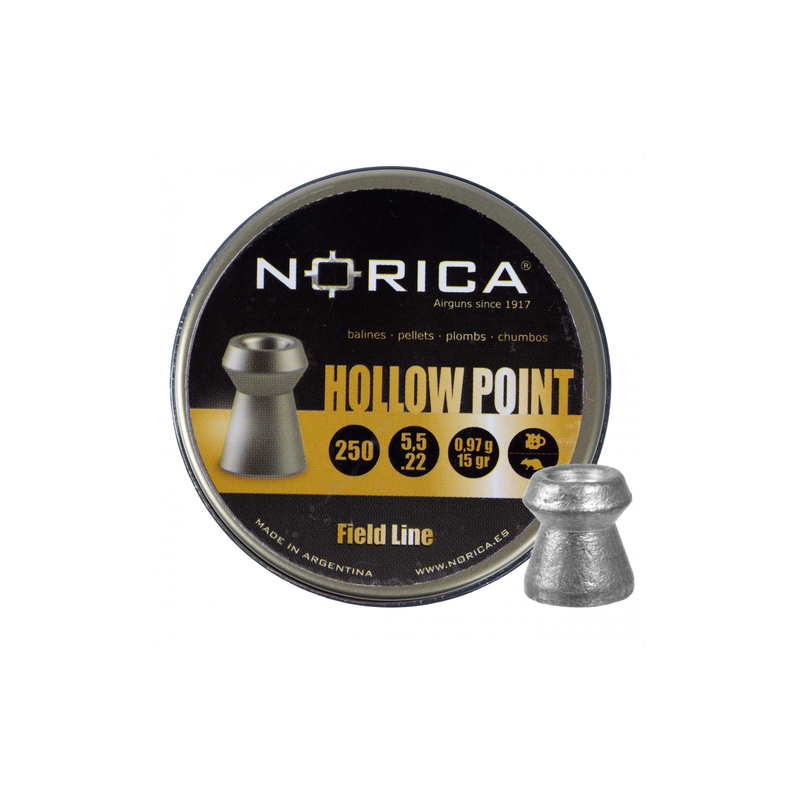 Śrut Norica Hollow Point 5,5 mm 250 szt.