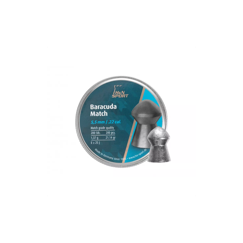 Śrut diabolo H&N Baracuda Match 5,52 mm 200 szt.