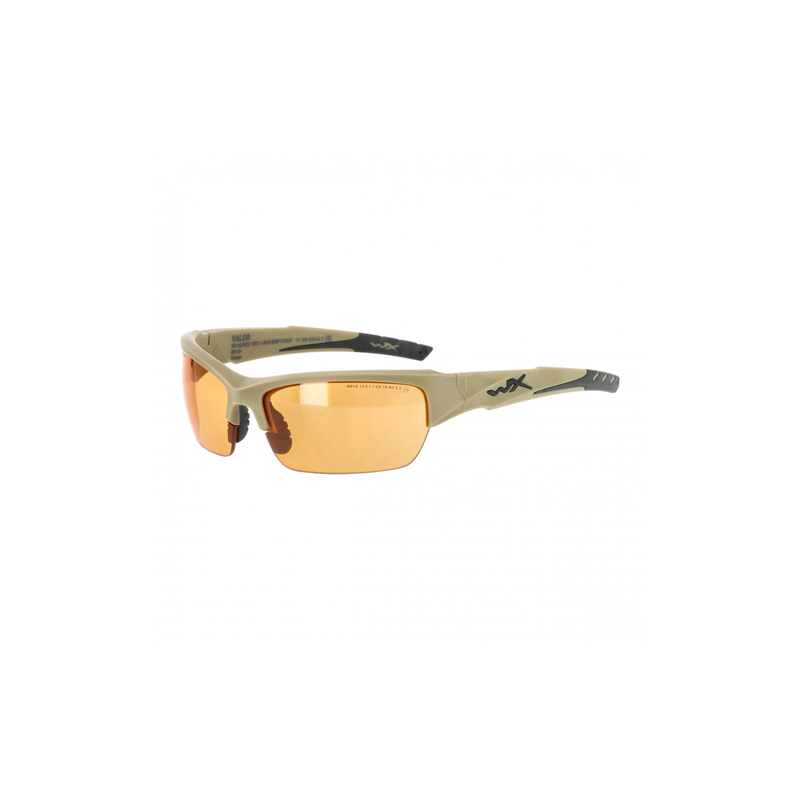 Okulary taktyczne Wiley X Valor 2.5 CHVAL06T grey / clear / light rust, jasnobrązowe oprawki