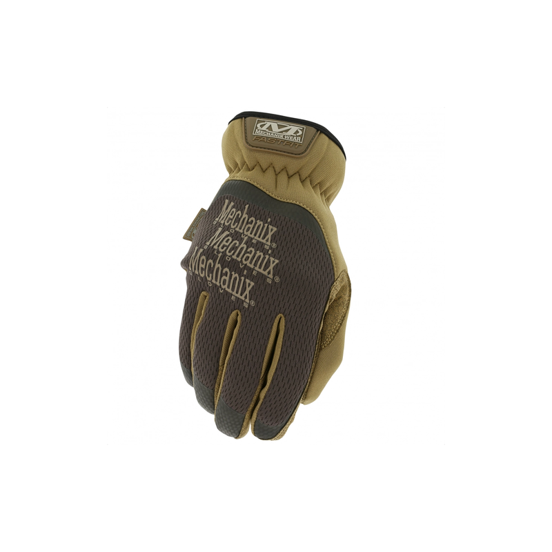 Rękawice Mechanix Wear Fastfit brązowe
