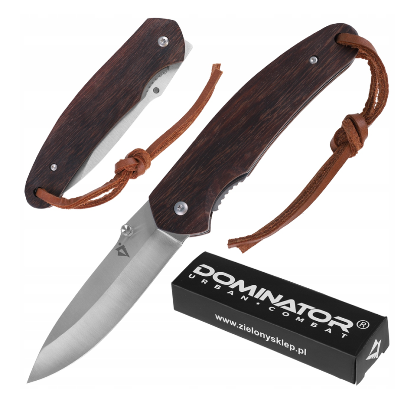 Nóż składany scyzoryk FINKA DOMINATOR TRAPER WOOD