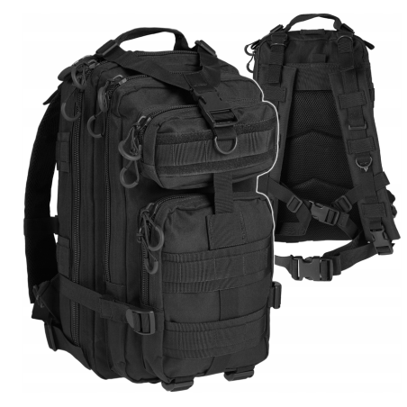 Plecak taktyczny DOMINATOR SHADOW ucieczkowy do 25L czarny