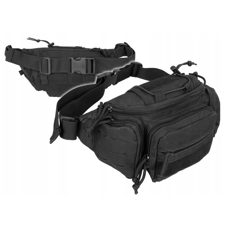 Torba biodrowa DOMINATOR czarna