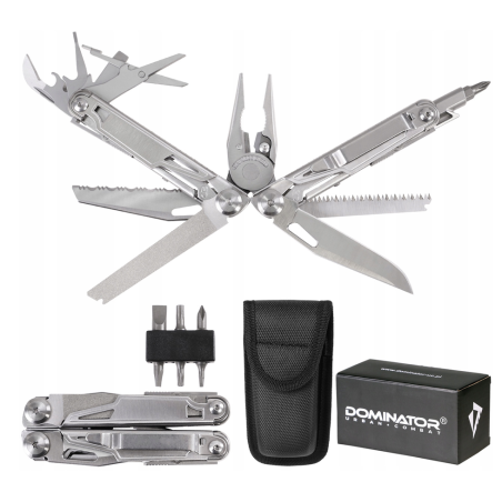 Multitool Narzędzie Wielofunkcyjne DOMINATOR HERO ANT 14w1 Niezbędnik Bity