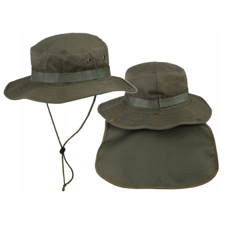 Polski kapelusz Wojskowy DOMINATOR BOONIE z nakarczkiem Rip-Stop OLIVE