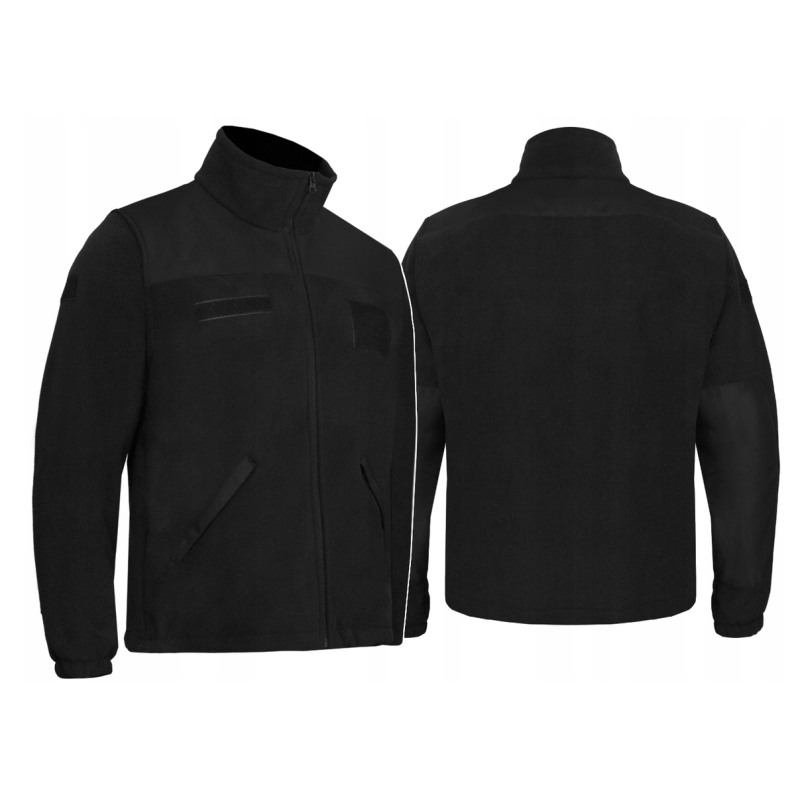 POLAR WOJSKOWY BLUZA GRUBA CZARNA DOMINATOR