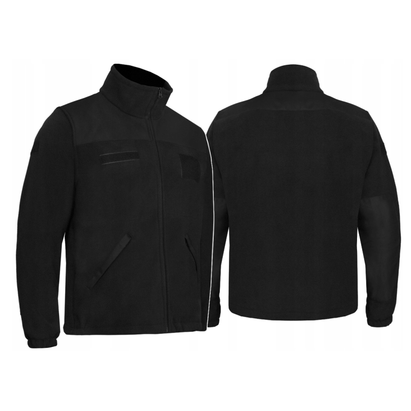 POLAR WOJSKOWY BLUZA GRUBA CZARNA DOMINATOR