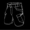 Spodnie UTS (Urban Tactical Shorts) 8.5" - PolyCotton Ripstop - Taiga Green