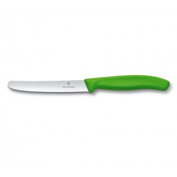 Nóż Victorinox do pomidorów i kiełbasy SWISSCLASSIC (tzw. „POMIDOREK”) (6.7836.L114) - Zielony
