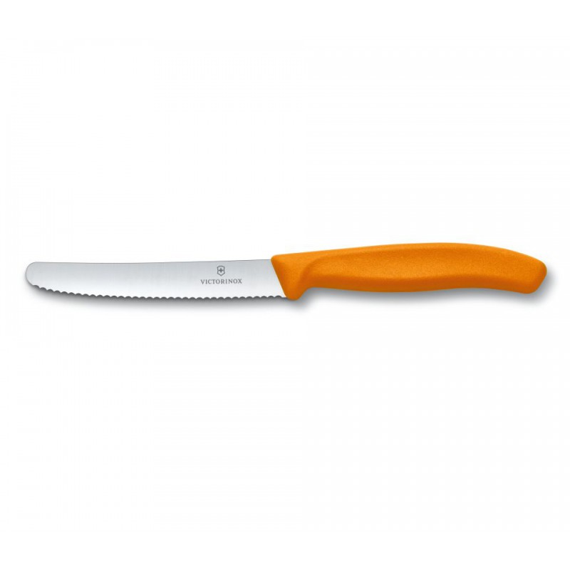 Nóż Victorinox do pomidorów i kiełbasy SWISSCLASSIC (tzw. „POMIDOREK”) (6.7836.L119) - Pomarańczowy
