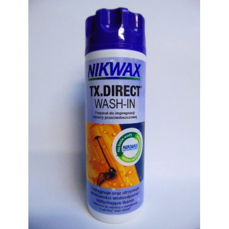 Preparat do impregnacji odzieży przeciwdeszczowej Nikwax TX.Direct® Wash-In 300ml